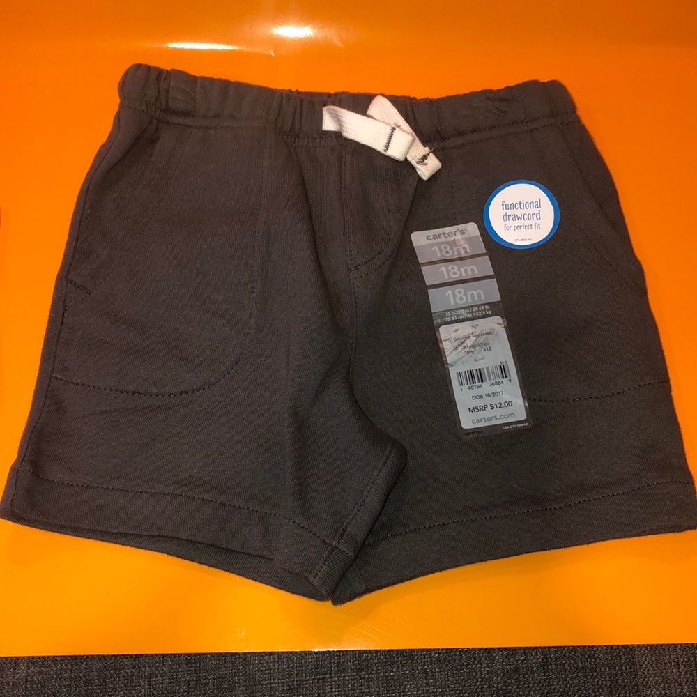 NWT Carter’s Drawstring Elastic Waist Shorts